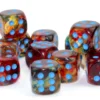 Kości Chessex - kostka k6 16mm Luminary Nebula Primary/blue (świecąca w ciemnościach)