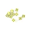 Kości Chessex - kostka k6 12mm Opaque Pastel Yellow/black
