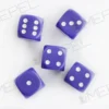 Kości Chessex - kostka k6 16mm Opaque Purple/white