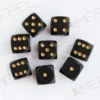 Kości Chessex - kostka k6 12mm Opaque Orange/black