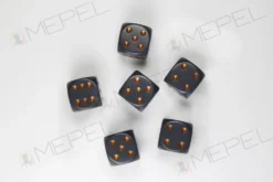 Kości Chessex - kostka k6 12mm Opaque Dusty Blue/copper