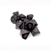 Kości Chessex - kostka k10 - Opaque Black/Pink