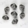 Kości Chessex - kostka k10 Opaque Grey/black