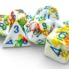 Kości Chessex - Zestaw 7 kości Brush Breezy/blue