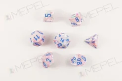 Kości Chessex - zestaw 7 kostek Festive Pop Art/blue