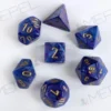 Kości Chessex - zestaw 7 kostek Lustrous Purple/gold
