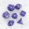 Kości Chessex - zestaw 7 kostek Opaque Purple/white