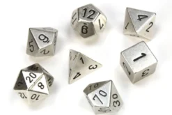 Kości Chessex - zestaw 7 kostek Solid Metal - Copper