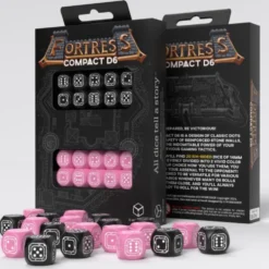 Komplet Fortress Compact D6: Black&Pink