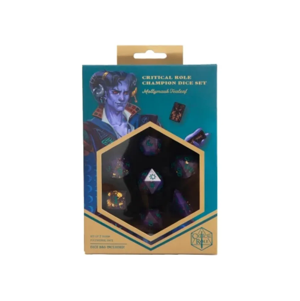 Komplet kości: Critical Role Champion - Mollymauk Tealeaf