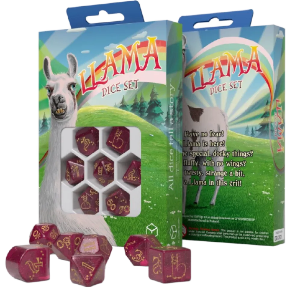 Komplet kości RPG: Lamy - Puffy
