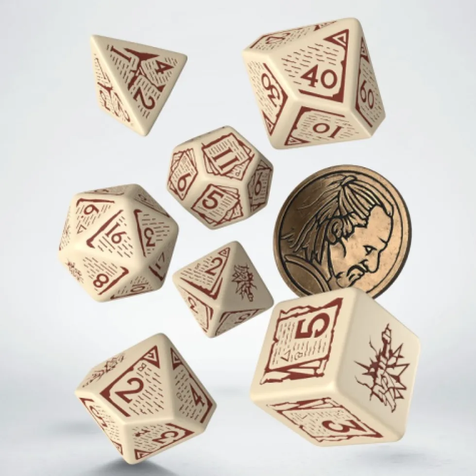Komplet kości RPG Wiedźmin: Vesemir - Stary Wilk