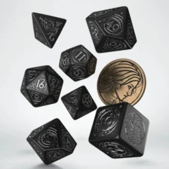 Komplet kości RPG Wiedźmin: Yennefer - Obsydianowa gwiazda