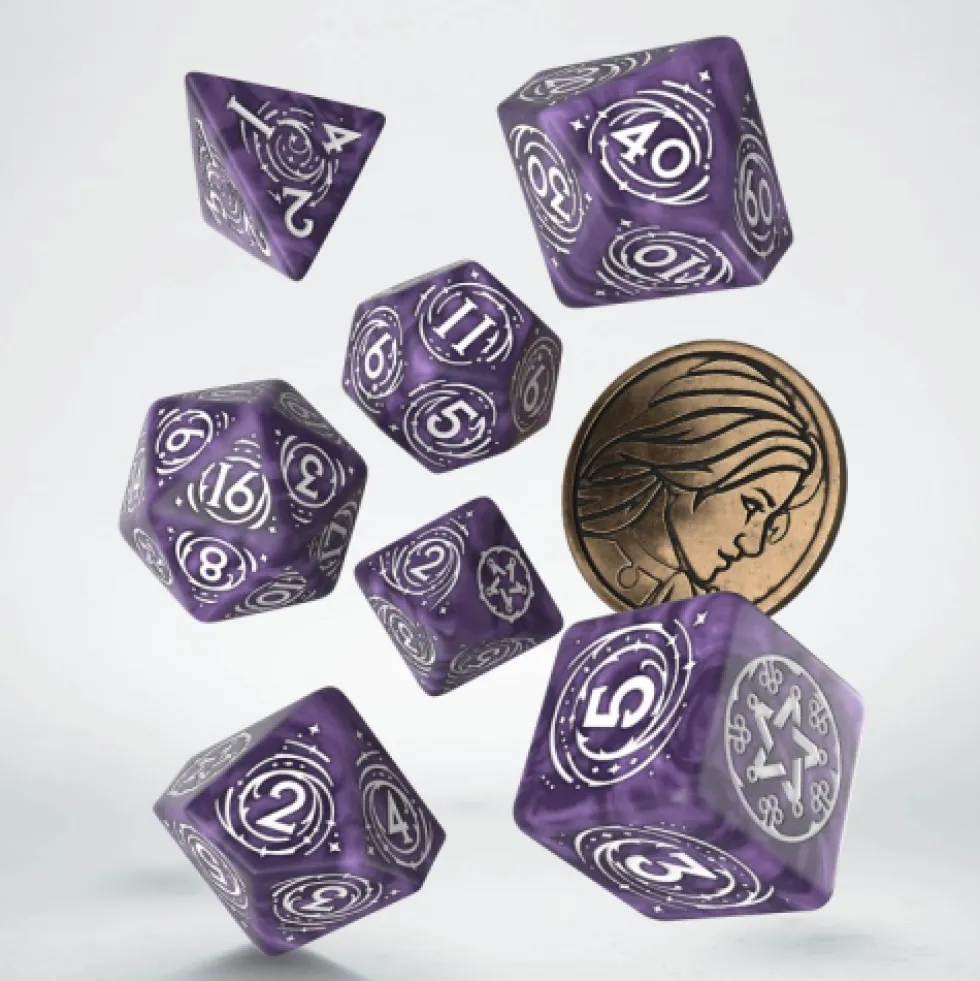 Komplet kości RPG Wiedźmin: Yennefer - Bez i agrest