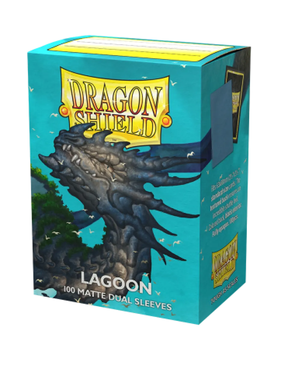 Koszulki na karty Dragon Shield Matte Dual - lagoon - 100 sztuk