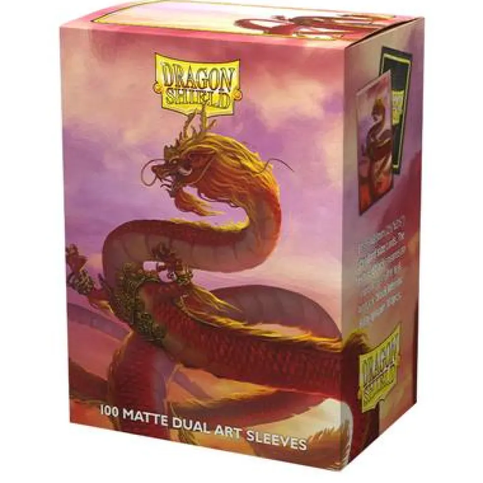Koszulki na karty Dragon Shield Matte Dual - Year of the Wood Dragon 2024 - 100 sztuk