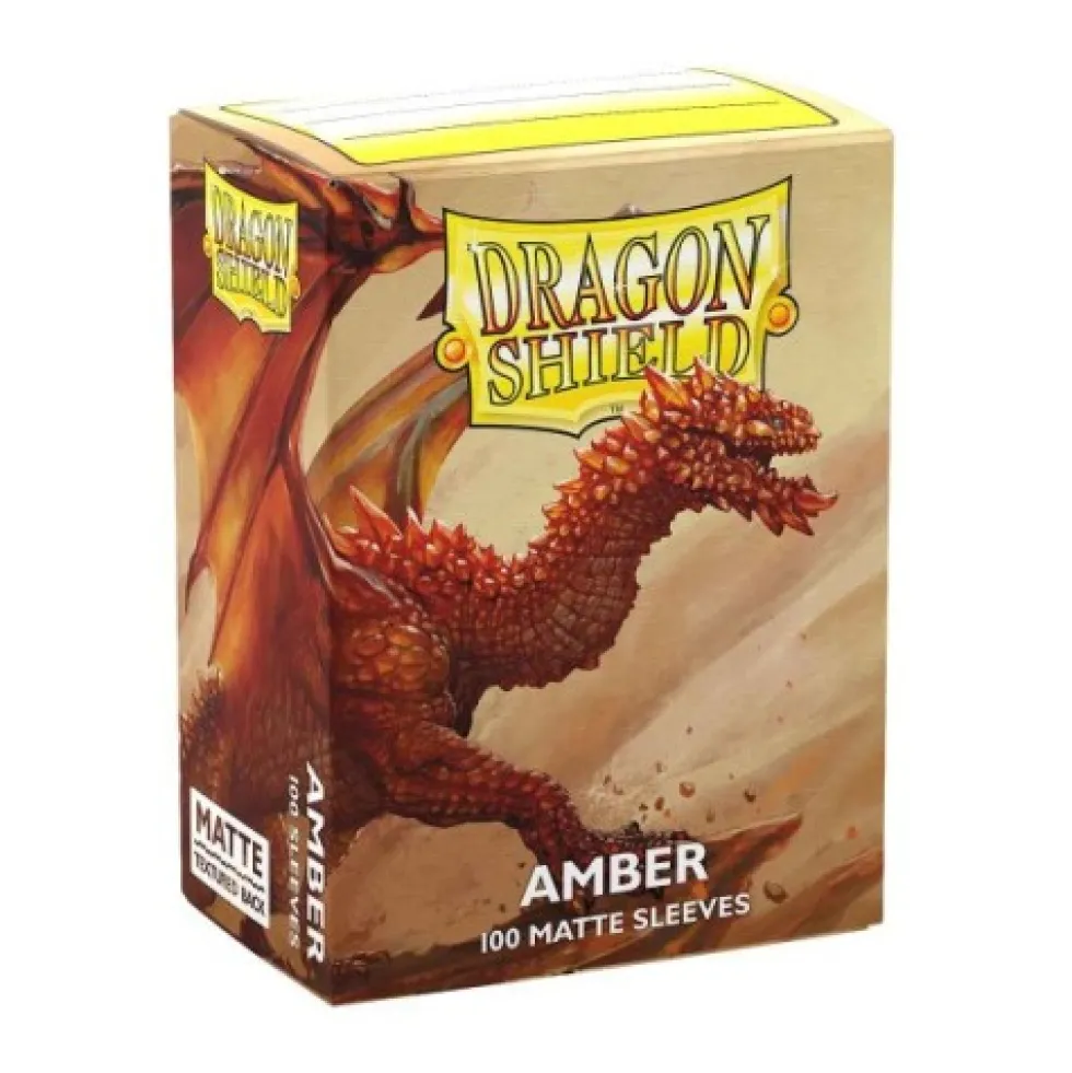 Koszulki na karty Dragon Shield Matte - Amber CCG - 100 sztuk
