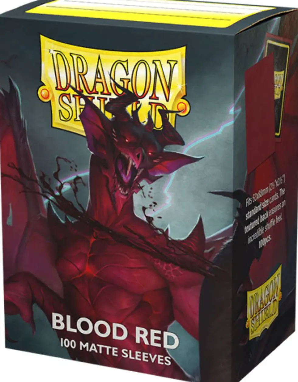 Koszulki na karty Dragon Shield: Standard CCG Matte - Blood Red - 100 sztuk