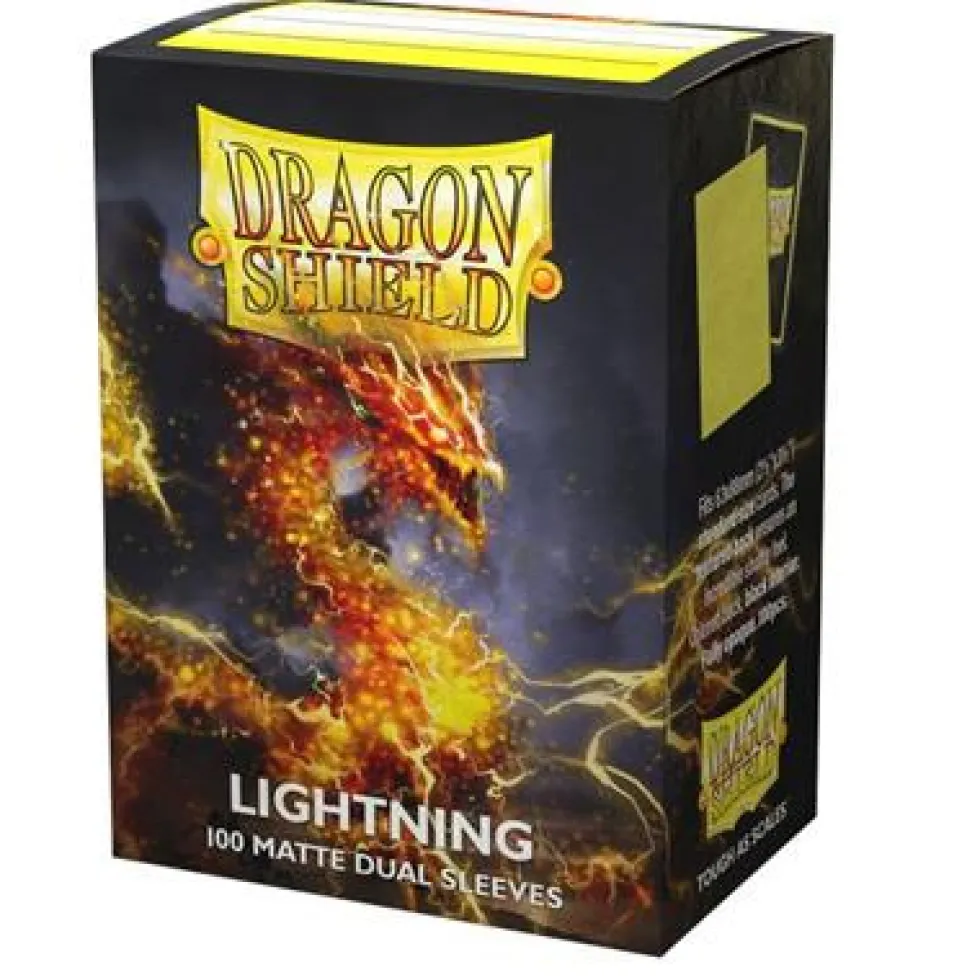 Koszulki na karty Dragon Shield Matte Dual - Lightning - 100 sztuk