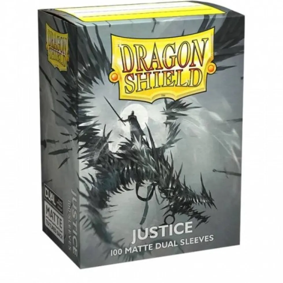 Koszulki na karty Dragon Shield: Matte Dual - Justice - 100 sztuk