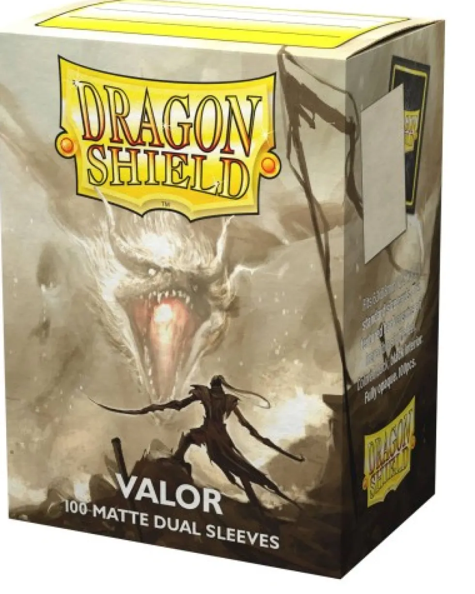Koszulki na karty Dragon Shield: Matte Dual - Valor - 100 sztuk