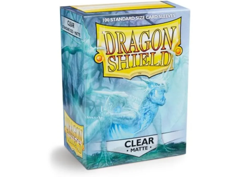 Koszulki na karty Dragon Shield Matte - przezroczyste - 100 sztuk