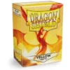 Koszulki na karty Dragon Shield Matte - żółte - 100 sztuk