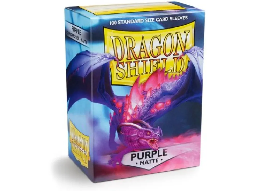 Koszulki na karty Dragon Shield Matte - niebieskie - 100 sztuk
