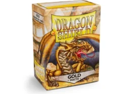 Koszulki na karty Dragon Shield Matte - złote - 100 sztuk