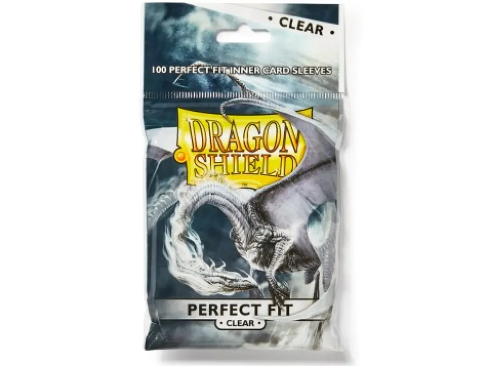 Koszulki na karty Dragon Shield - Clear Perfect Fit