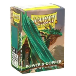 Koszulki na karty Dragon Shield Matte Dual - Power & Copper - 100 sztuk