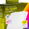 Koszulki na karty Gamegenic: Big Square (82x82 mm) - Clear Matte - 50 sztuk