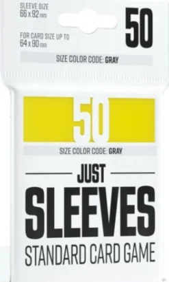 Koszulki na karty Gamegenic: Just Sleeves (66 x 92 mm) 50 sztuk - Yellow