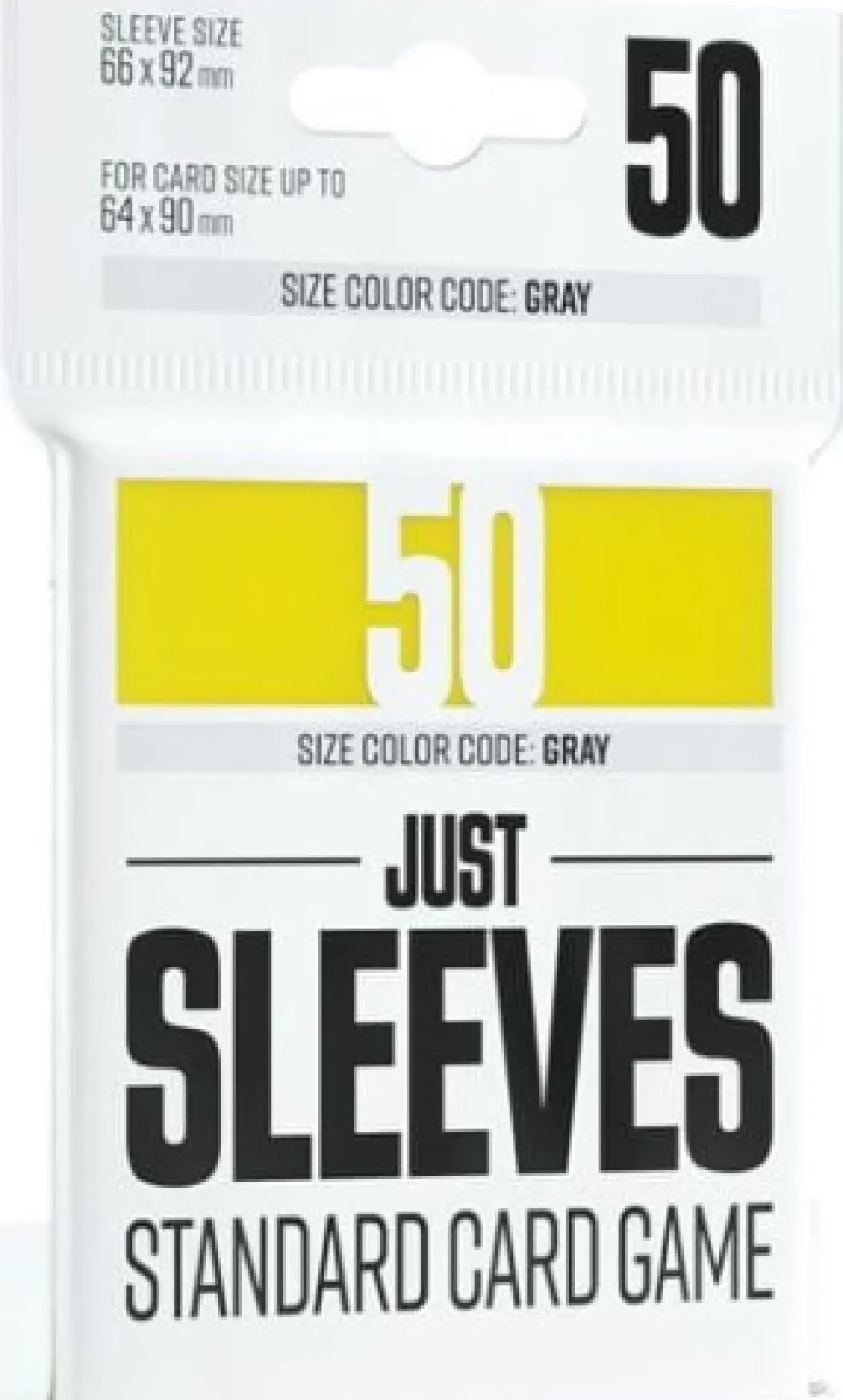 Koszulki na karty Gamegenic: Just Sleeves (66 x 92 mm) 50 sztuk - Yellow