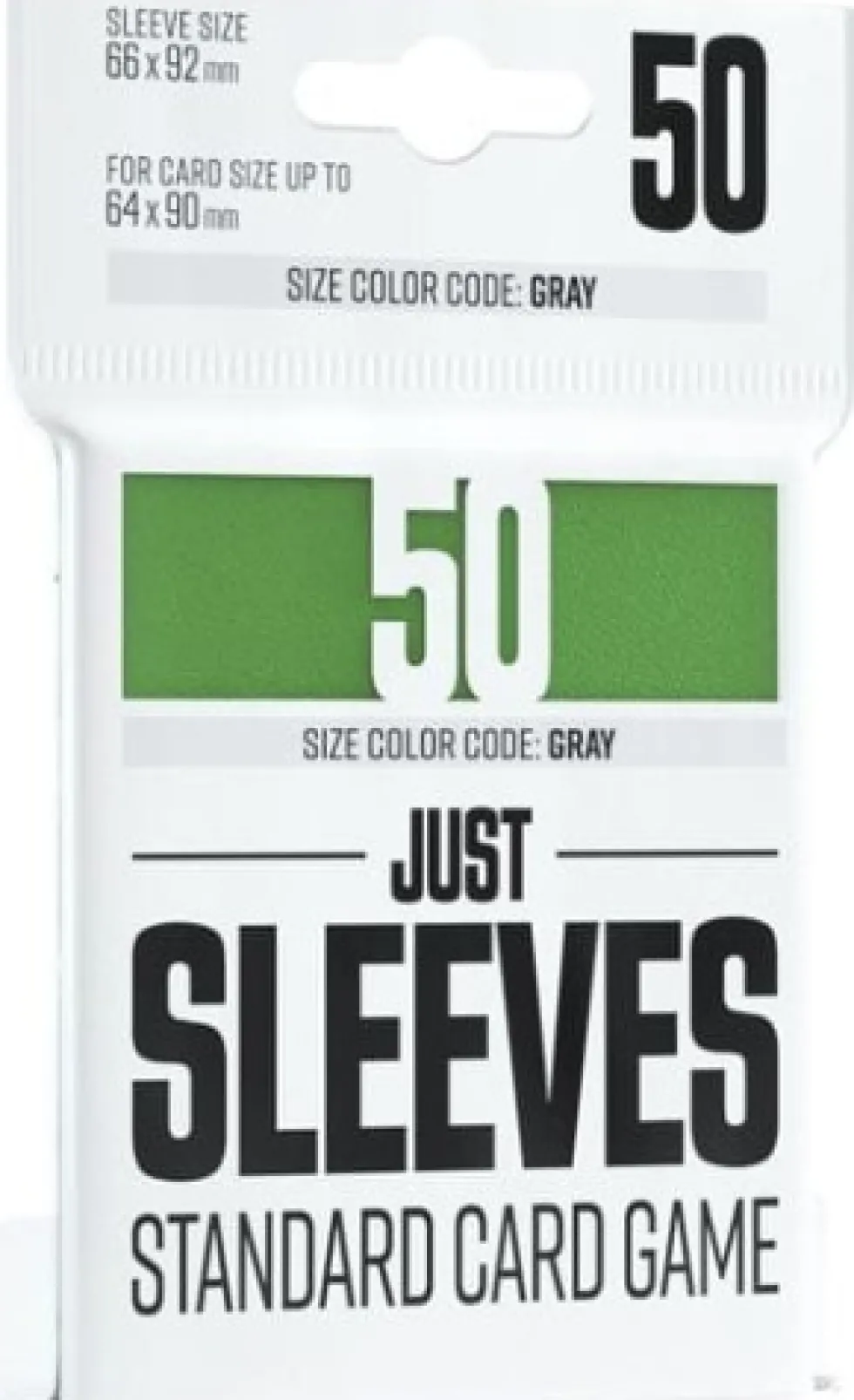 Koszulki na karty Gamegenic: Just Sleeves (66 x 92 mm) 50 sztuk - Green