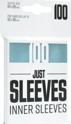 Koszulki na karty Gamegenic: Just Sleeves - Inner CCG Sleeves (64x89 mm), 100 sztuk