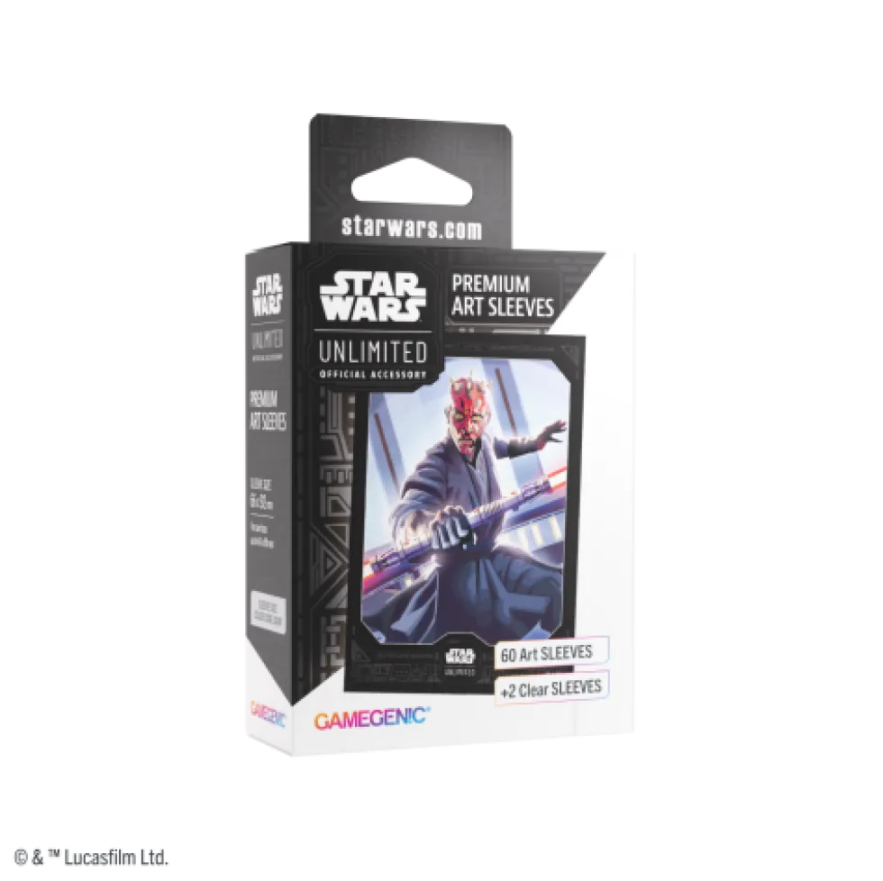 Koszulki na karty Gamegenic Premium: Star Wars Unlimited - Art Darth Maul (66x92 mm) - 60 sztuk