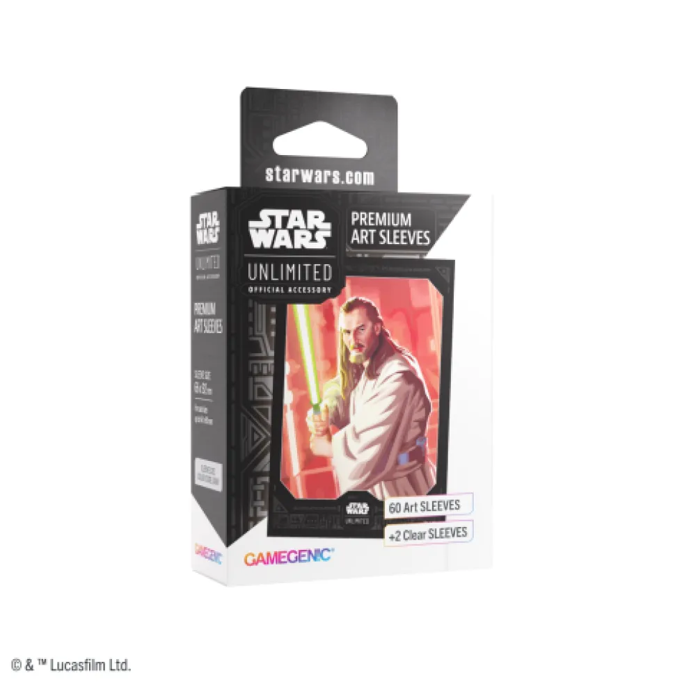 Koszulki na karty Gamegenic Premium: Star Wars Unlimited - Art Grogu (66x92 mm) - 60 sztuk