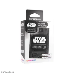 Koszulki na karty Gamegenic Premium: Star Wars Unlimited - Art Black Pattern (66x92 mm) - 60 sztuk