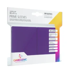 Koszulki na karty Gamegenic: Prime CCG (64x89 mm) - Purple - 100 sztuk