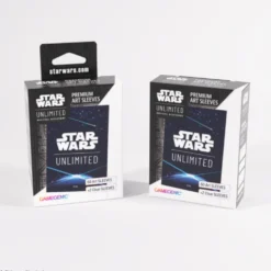Koszulki na karty Gamegenic Premium: Star Wars Unlimited - Art Back Blue (66x92 mm) - 60 sztuk