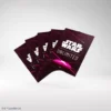 Koszulki na karty Gamegenic: Star Wars Unlimited - Art Back Magenta (66x92 mm) - 60 sztuk