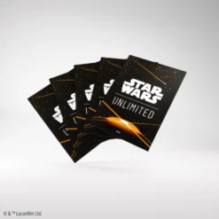 Koszulki na karty Gamegenic: Star Wars Unlimited - Art Back Orange (66x92 mm) - 60 sztuk
