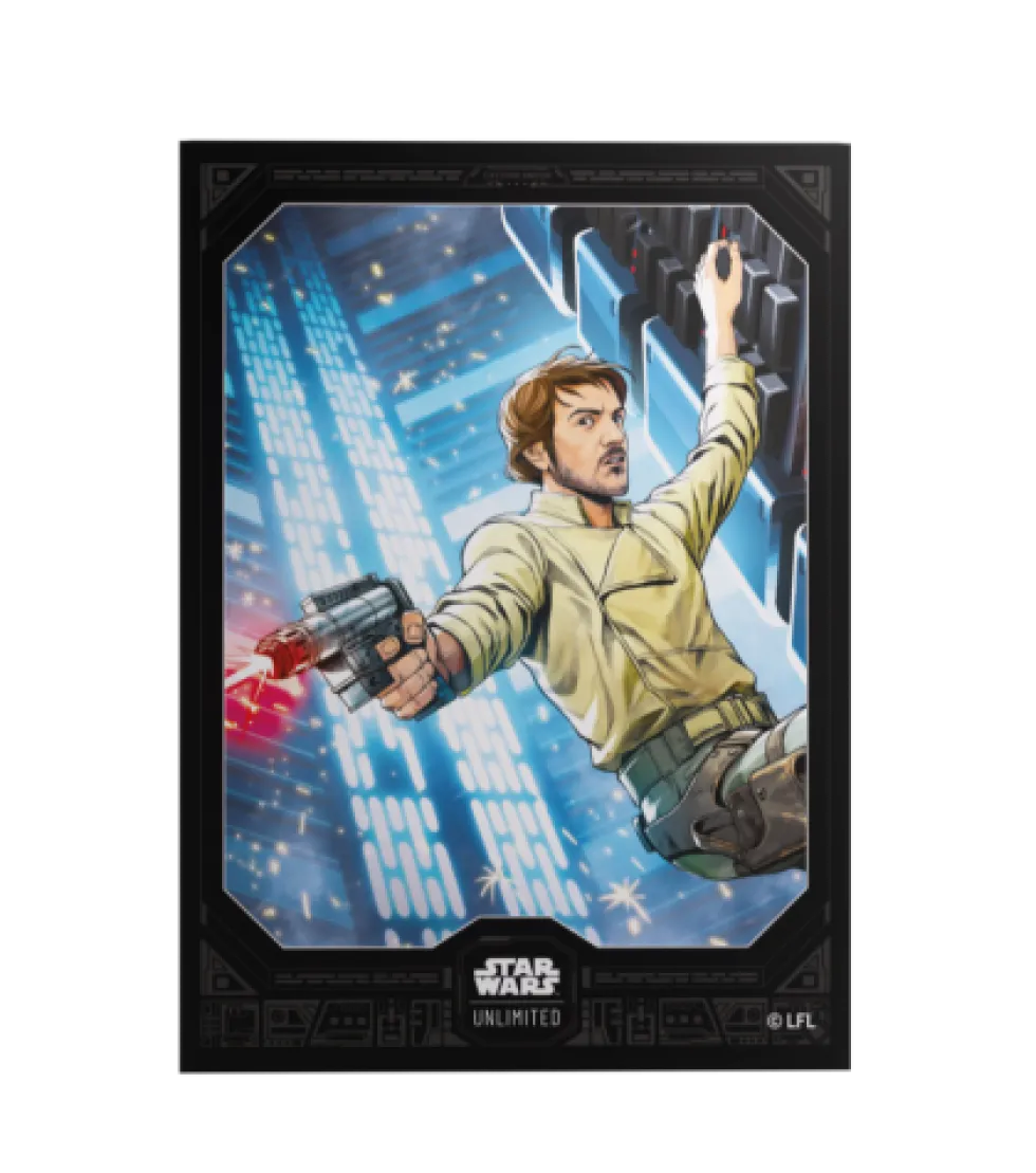 Koszulki na karty Gamegenic: Star Wars Unlimited - Premium Art Sleeves - Chancellor Palpatine (66x92 mm) - 60 sztuk