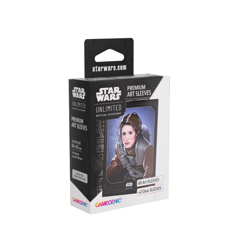 Koszulki na karty Gamegenic: Star Wars Unlimited Card Game - Premium Art Sleeves - Leia Organa