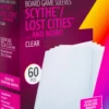 Koszulki na karty Gamegenic: Scythe/Lost Cities (72x112 mm) - Clear - 60 sztuk