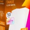 Koszulki na karty Gamegenic: Tarot (73x122 mm) - Clear Matte - 50 sztuk