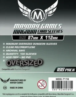 Koszulki na karty Mayday Magnum Oversized 87x112 mm 100 sztuk
