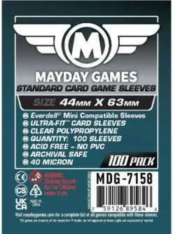 Koszulki na karty Mayday Mini 44x63mm 100 sztuk