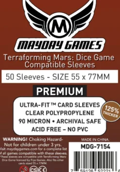 Koszulki na karty Mayday Premium 55x77 mm 50 sztuk